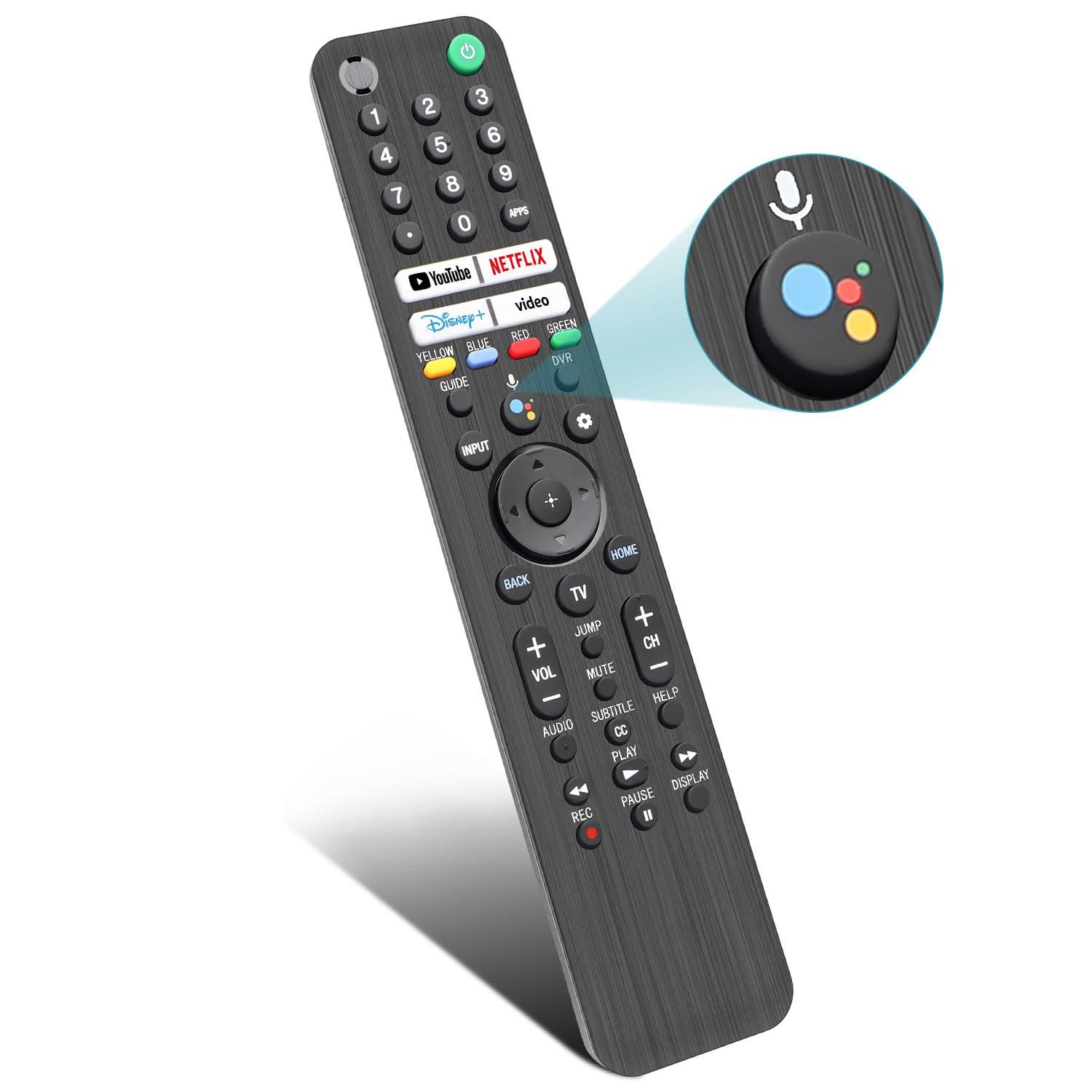 Replacement for Sony TV Remote, for All 2019-2025 Sony Remote Control for Bravia Smart TV with Voice Control. 1-Year Warranty.