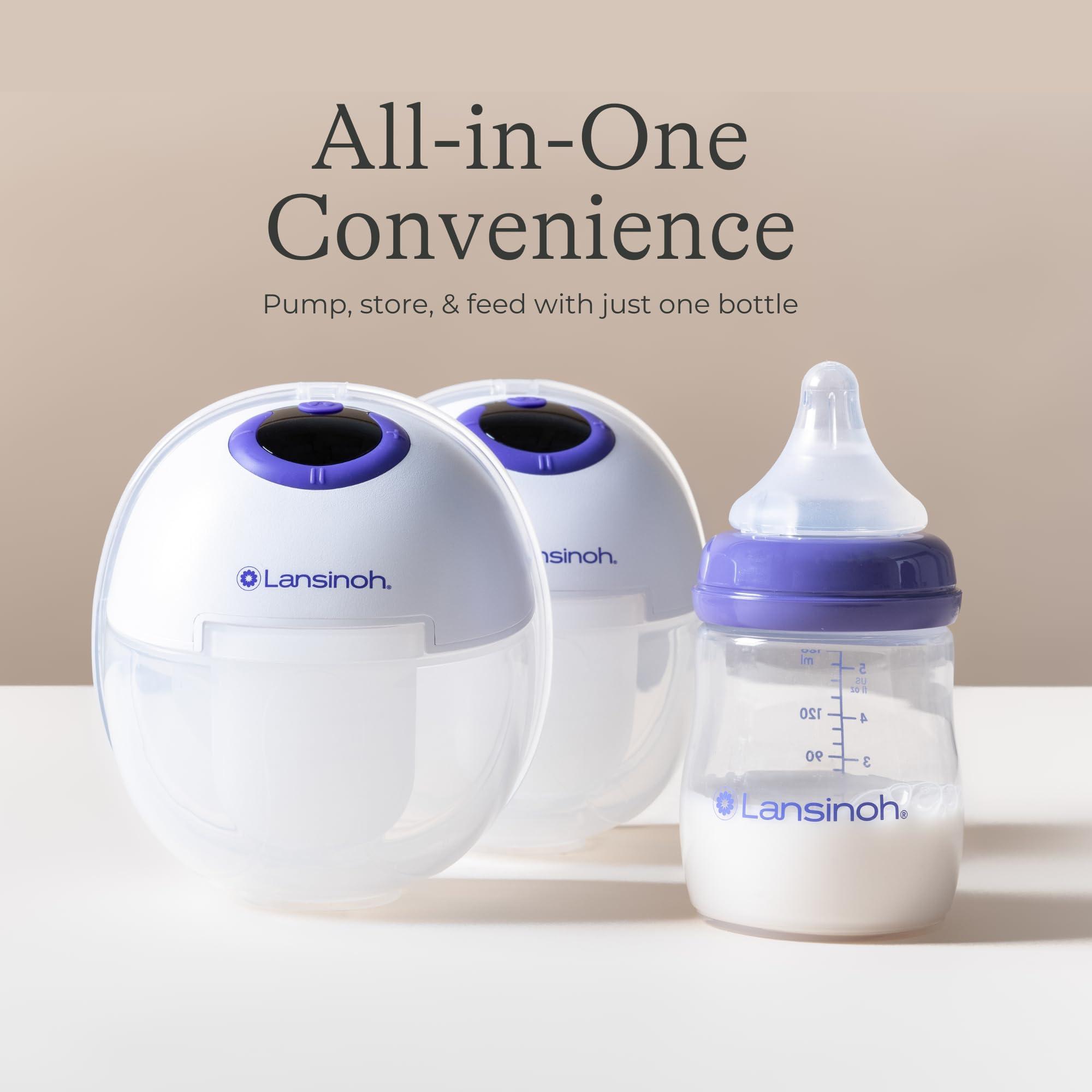 Lansinoh Breastmilk Storage Breast Pump Bottles, 4 Count - Image 8