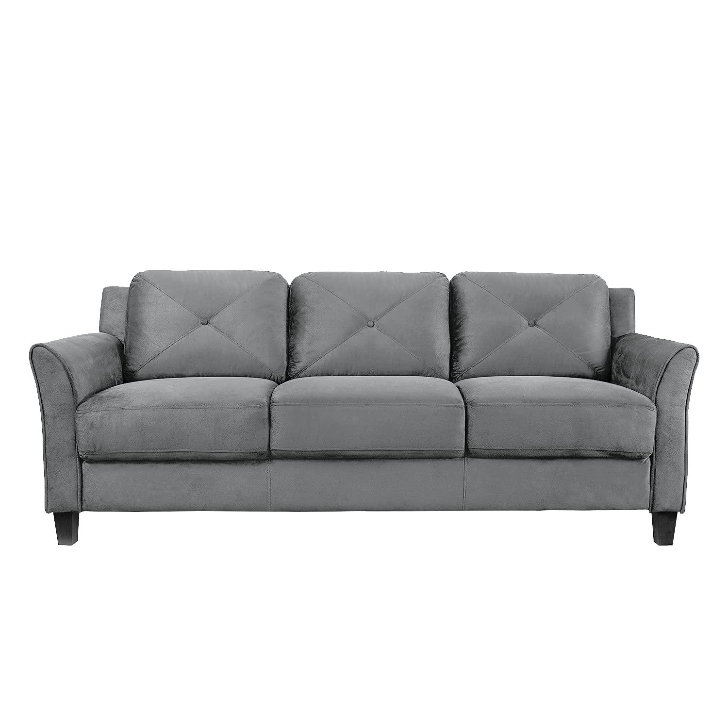Lifestyle Solutions Harrington Sofa in Grey, Dark Grey - Image 9