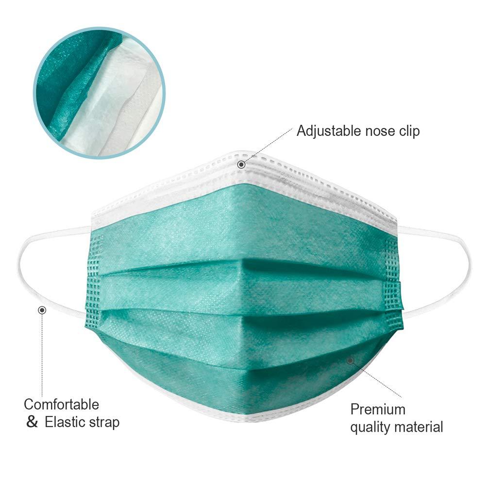 Disposable Face Mask 4-Ply for Adult, Soft Face Masks, Breathable Safety Mask… - Image 7
