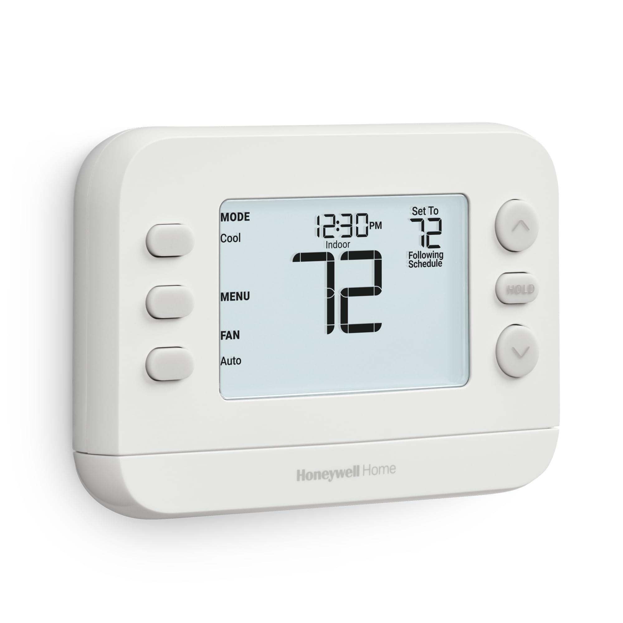 New! Honeywell Home Programmable Thermostat, Single-Stage, 1 Heat/1 Cool Compatibility, Flexible Schedule, X2P, White, RTH21B - Image 3