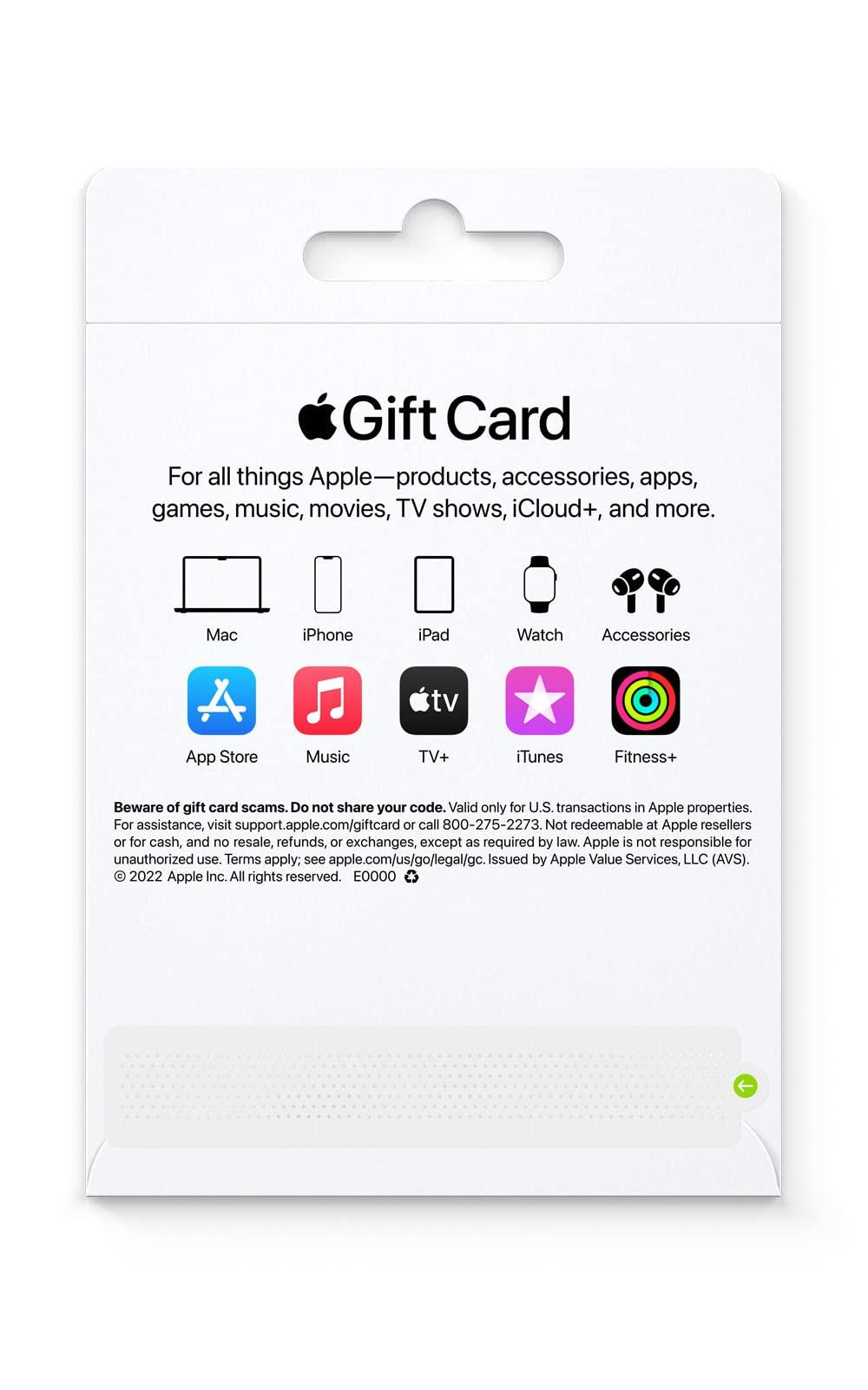 Apple Gift Card - App Store, iTunes, iPhone, iPad, AirPods, MacBook, accessories and more - Image 2