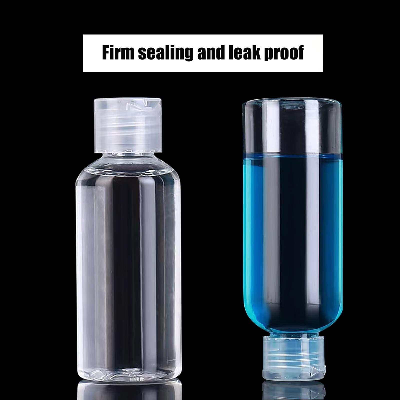 DNSEN 5 Pack 3.4oz Empty Plastic Travel Bottles for Toiletries TSA Approved Leak Proof Squeezable Travel Size Containers Travel Essentials Accessories, clear - Image 5