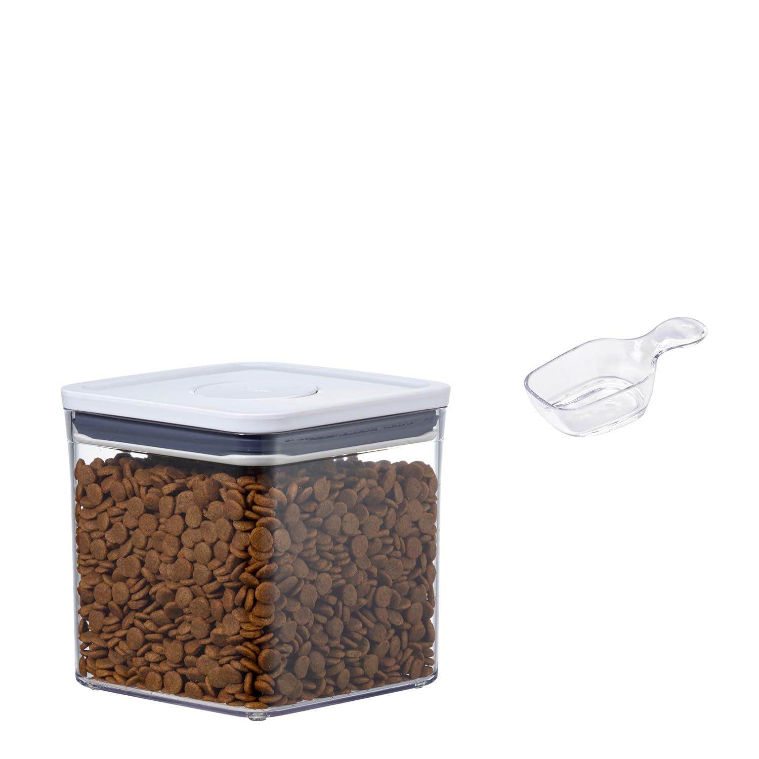 OXO Good Grips POP Container Coffee Scoop, Clear & Good Grips POP Container - Airtight Food Storage - 2.8 Qt for Rice, Sugar and More