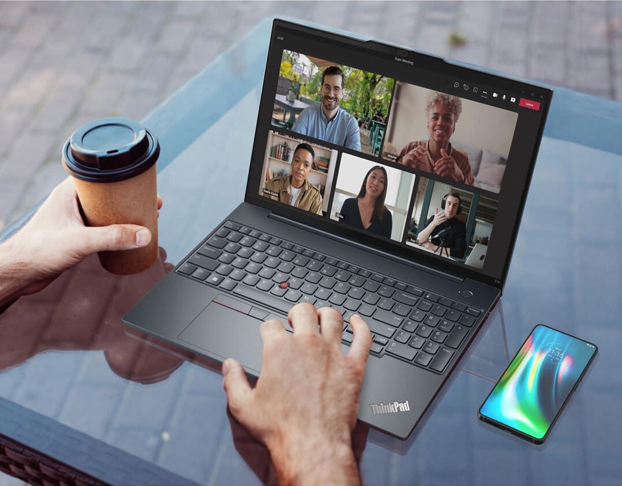 Lenovo ThinkPad E16 Business Laptop (16" FHD+ Touchscreen, Intel 13th Gen 10-Core i7-1355U, 40GB RAM, 1TB SSD) Backlit, Fingerprint, FHD Webcam, Ethernet, Thunderbolt 4, Win 11 Pro w/ AI Copilot - Image 7