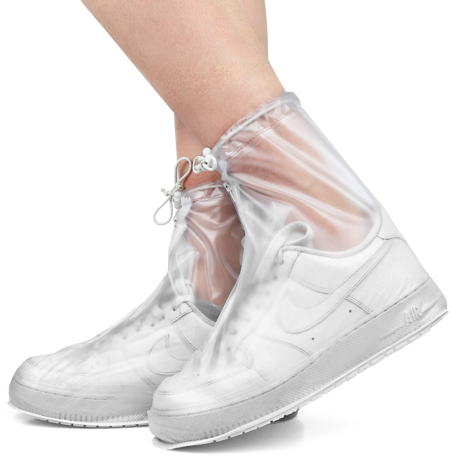 Rain Shoe Covers | Waterproof Shoe Covers for Men Women | Reusable Galoshes Overshoes - Image 2
