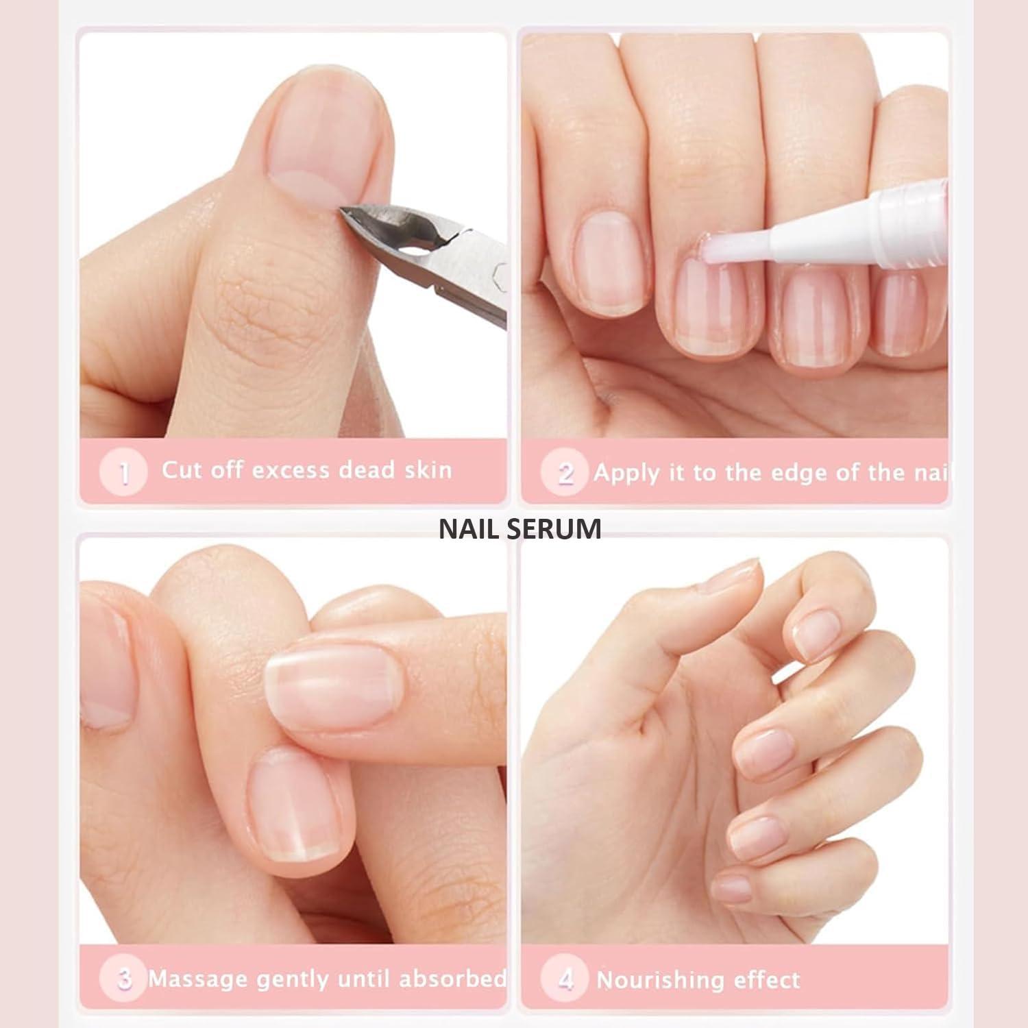 Nailz Nail 𝐆𝐫𝐨𝐰𝐭𝐡 Pen, Anperio 𝐒𝐭𝐞𝐦 𝐂𝐞𝐥𝐥 Nail 𝐆𝐫𝐨𝐰𝐭𝐡 Pen, Cuticle Oil for Nail Growth and Strength (3pcs, one size) - Image 7