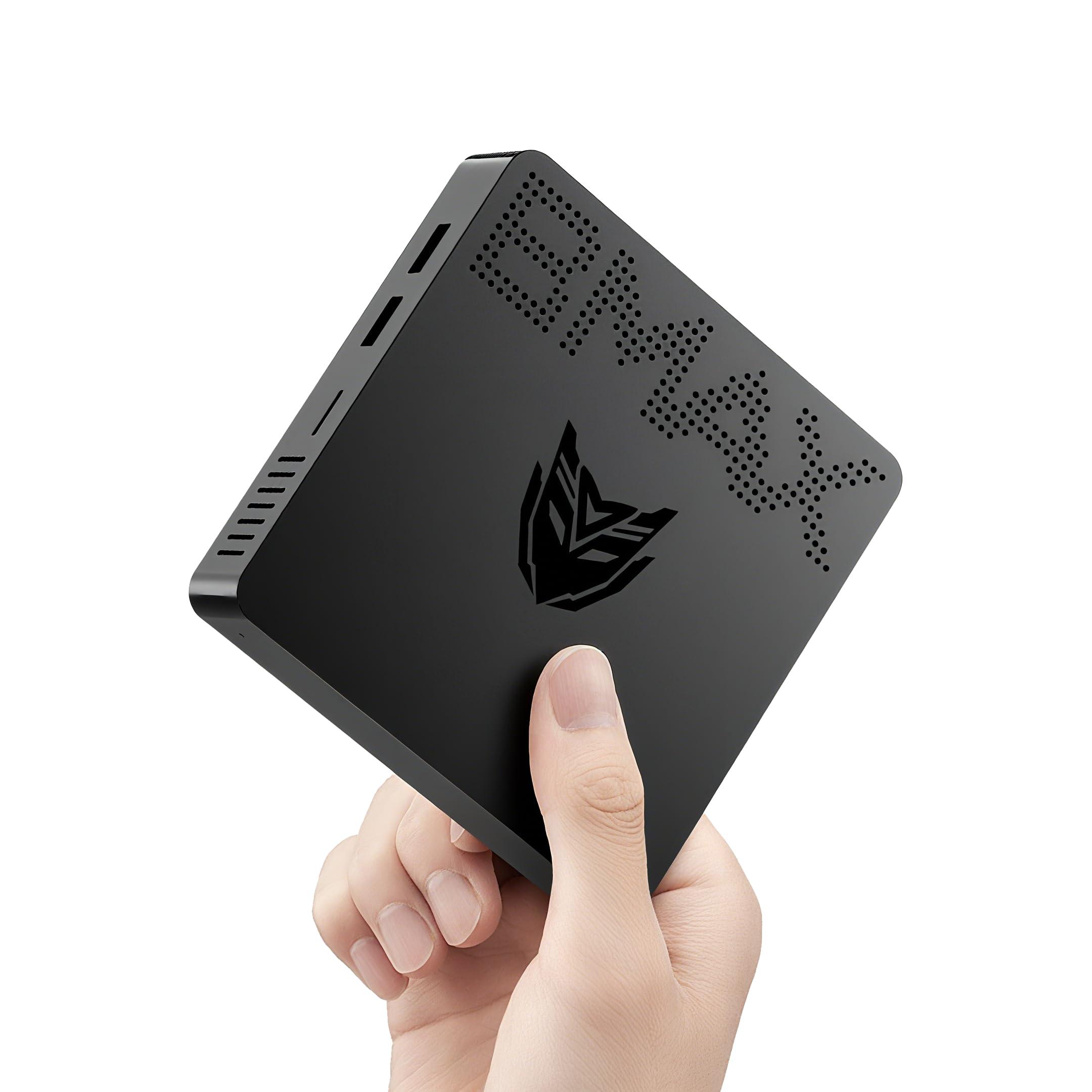 Bmax Mini PC B1 Pro, Intel Gemini Lake N4000 (Up to 2.6GHz), 8GB LPDDR4 128GB eMMC, Support M.2 SSD Expansion (512GB/2TB), 4K Dual Display, 2.4G/5G WiFi & BT4.2, Micro Computer for Home/Office