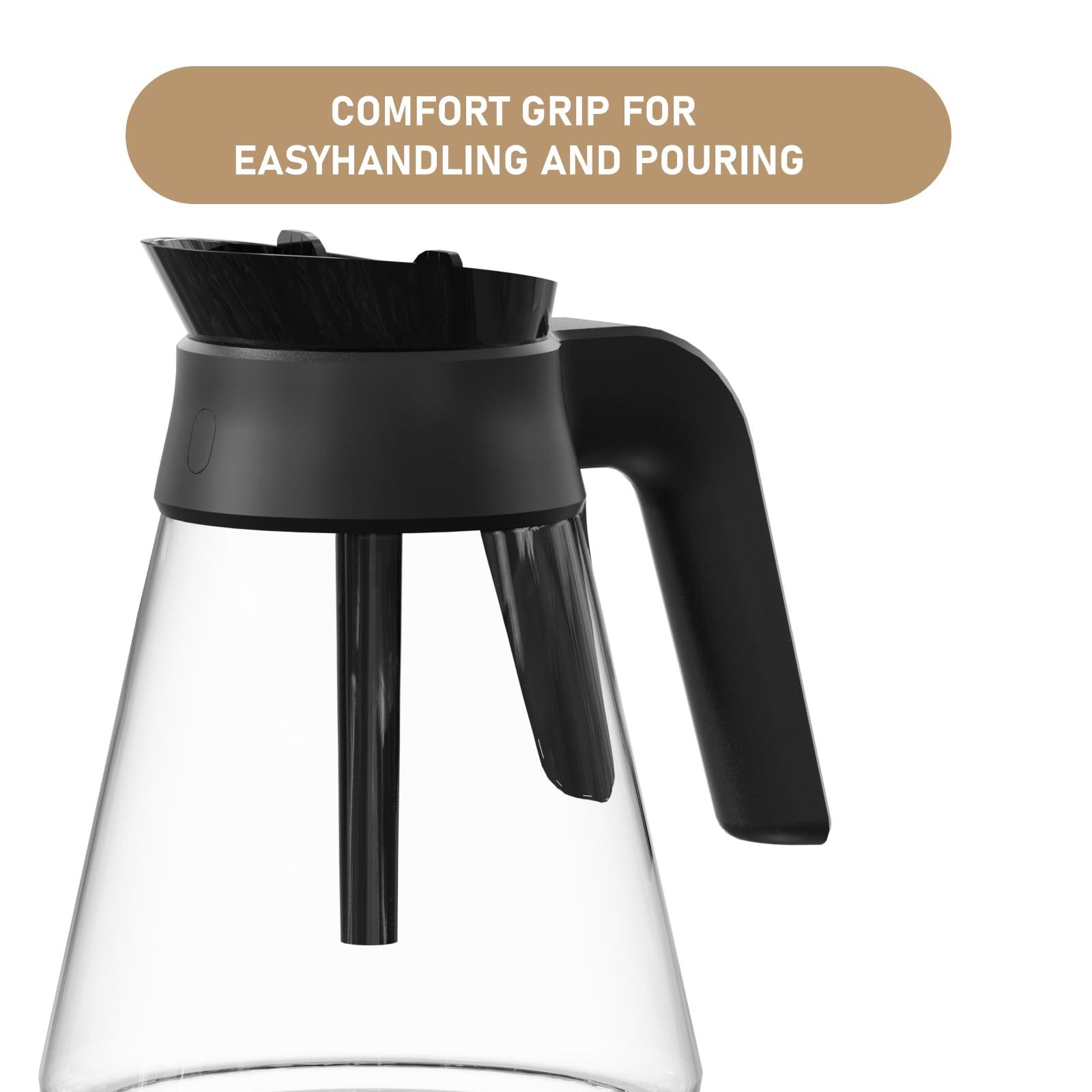 6-Cups Coffee Bar Coffee Maker Carafe Replacement Pot Compatible with Ninja CF080, CF080C, CF080CCO, CF080A, CF080Z, CF080Q, CF080W, CF081, CF081C, CF082 Coffee Maker - Image 4