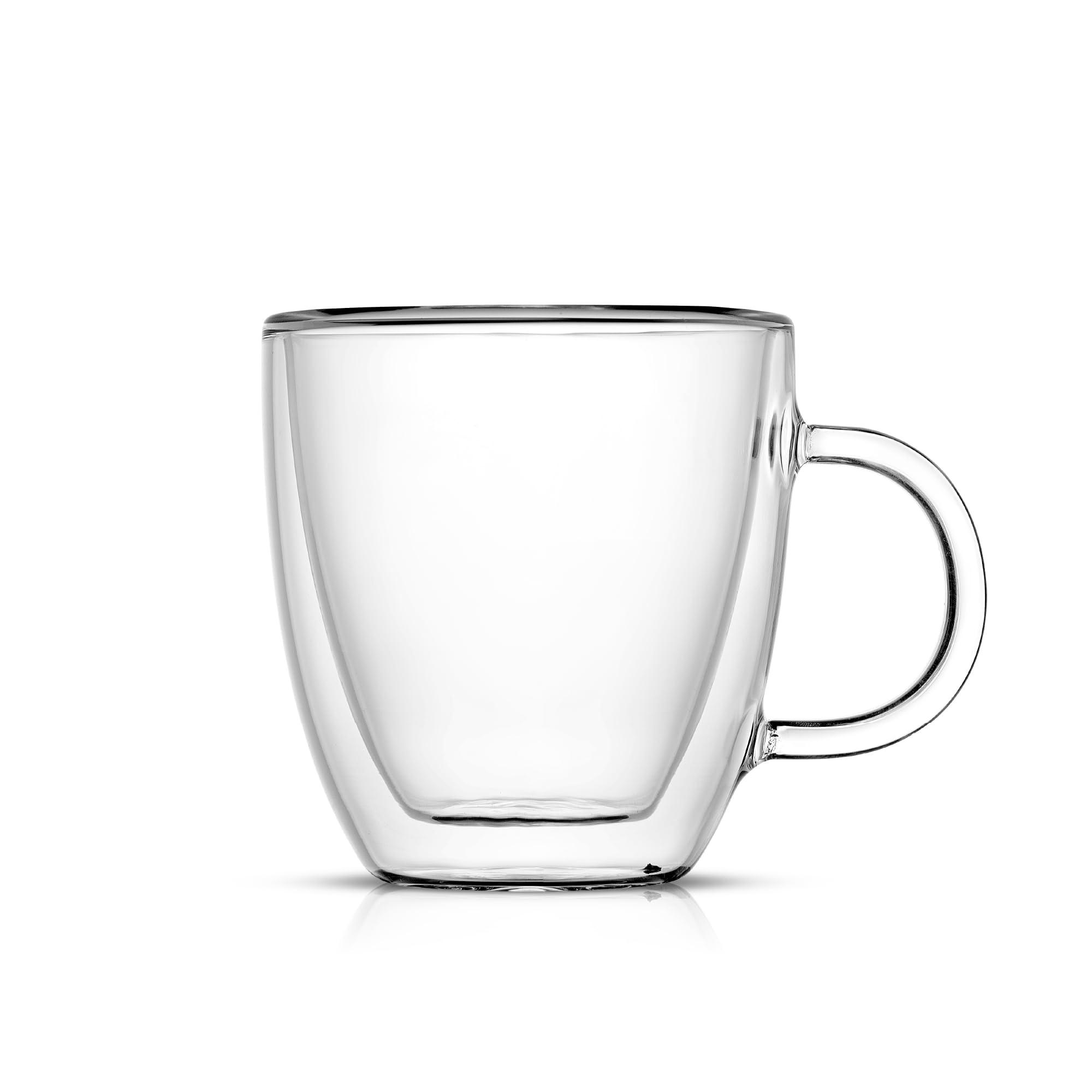 JoyJolt Savor Double Wall Insulated Glasses Espresso Mugs (Set of 2) - 5.4-Ounces - Image 8