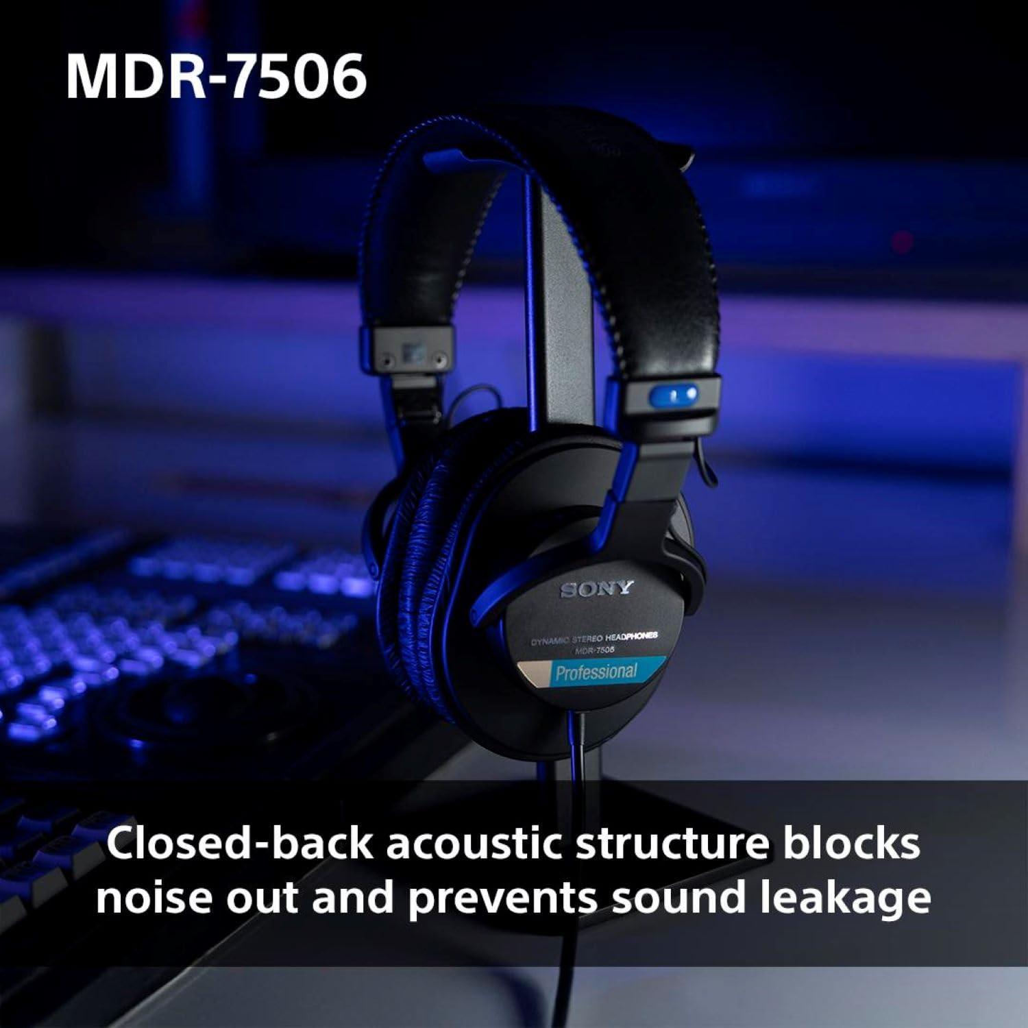 Sony MDR7506 Professional Large Diaphragm Headphone - Image 6