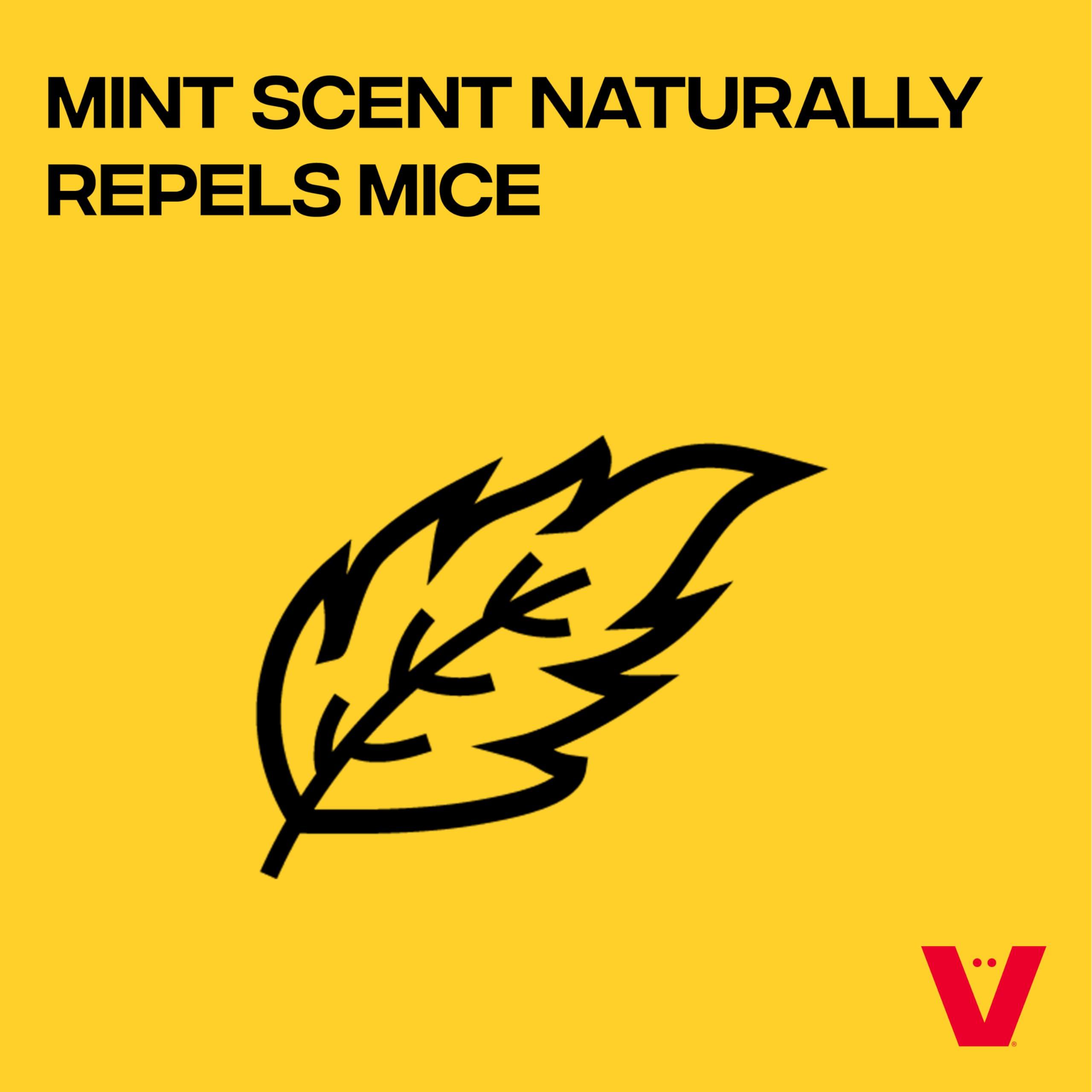 Victor M805 Scent-Away Natural Rodent Repeller – Peppermint Oil Mouse and Rat Repellent – 5 High-Strength Rodent Repelling Sachets Included - Image 2