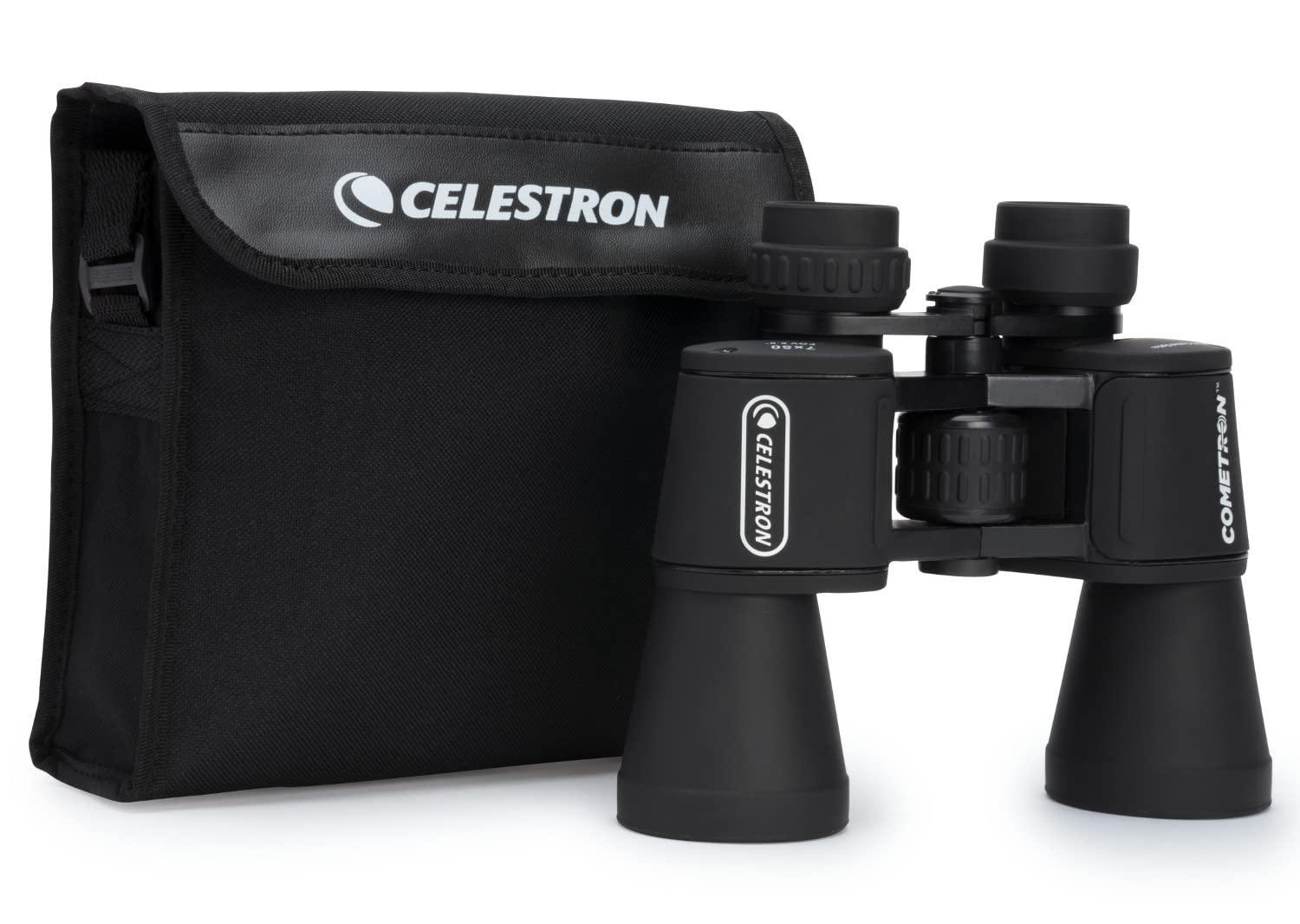Celestron - Cometron 7x50 Binoculars - Beginner Astronomy Binoculars - Large 50mm Objective Lenses - Wide Field of View 7X Magnification - Image 5