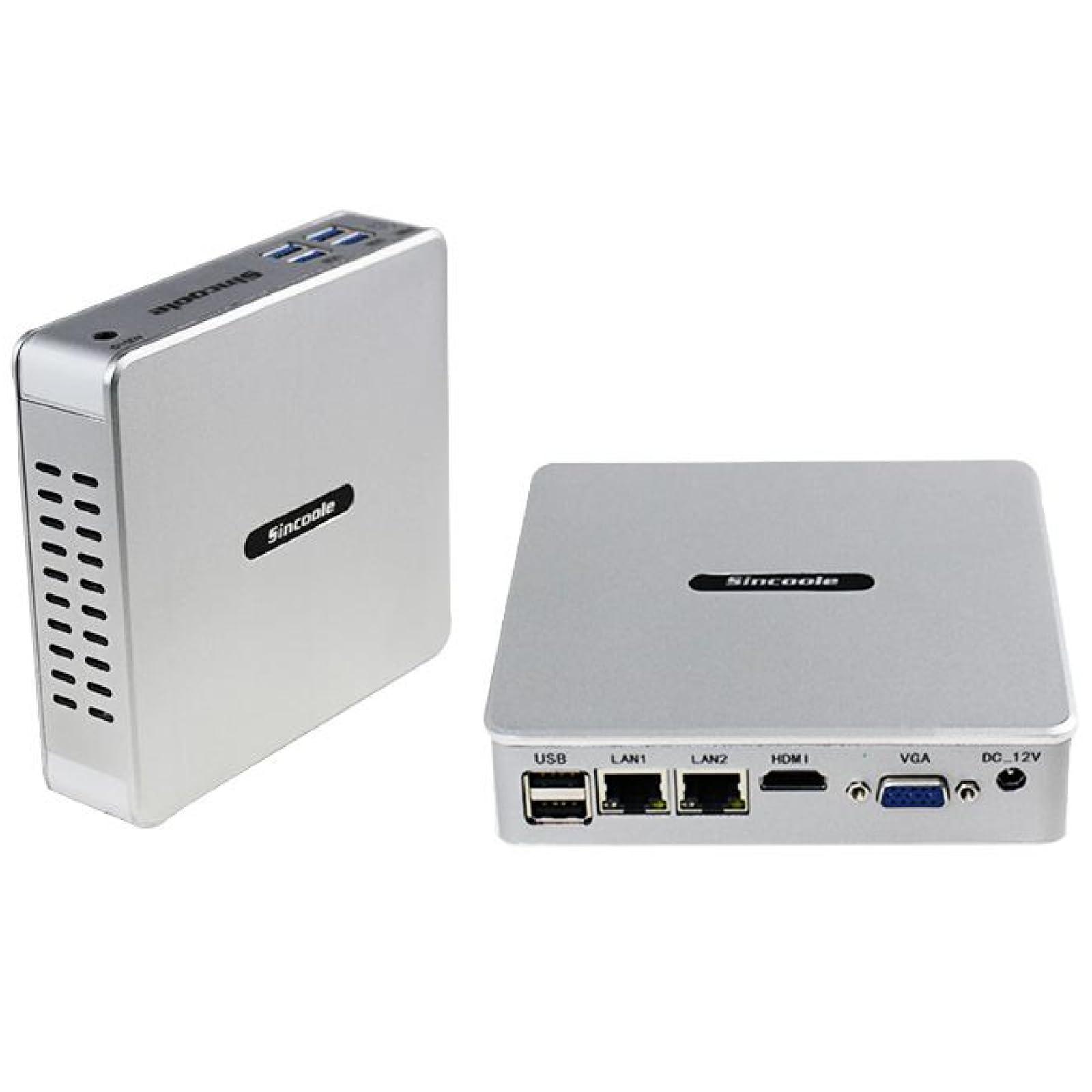 Sincoole N100 Mini PC, 12th N100 Windows 11 Pro (up to 3.4GHz) Mini Computer, 8GB RAM 128GB SSD, USB3.2,Mini PC N100 Support 4K UHD Dual HDMI, Dual Band WiFi
