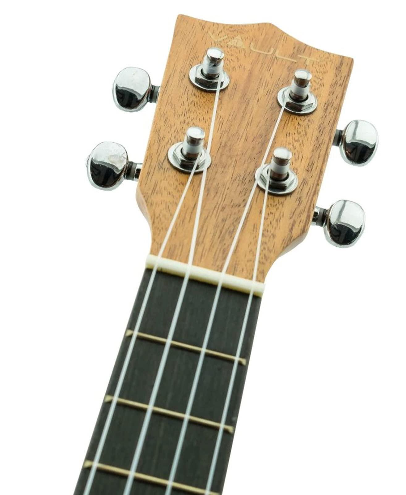 Vault UK-100 Arched Back Concert Ukulele Bundle with Gig Bag, Tuner, Strap, and Austin Bazaar Instructional DVD - Image 7