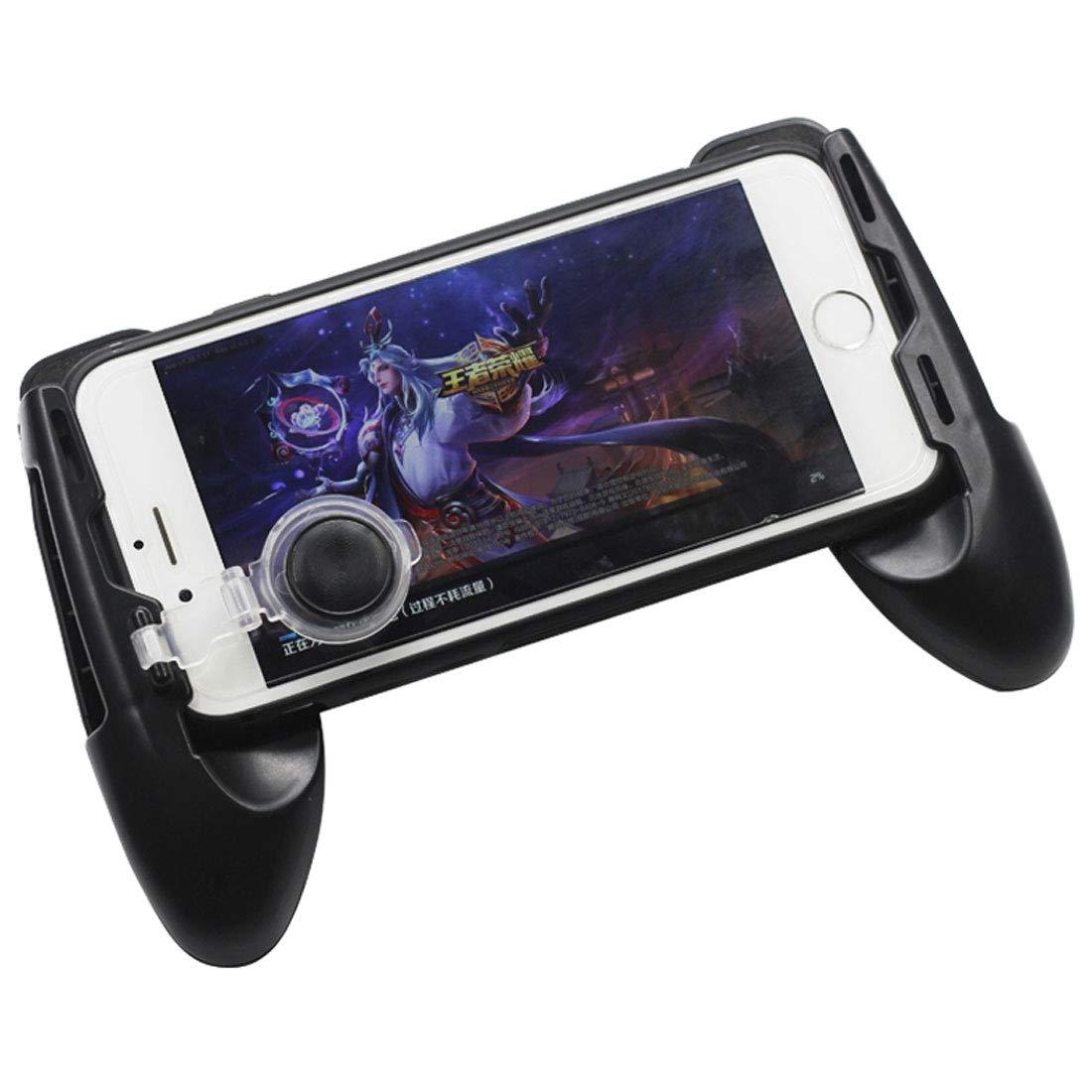 Mobile Joystick Controller Grip Case for Smartphones, Mobile Phone Gaming Grip with Joystick, Controller Holder Ergonomic Design (Black Type 01) - Image 3