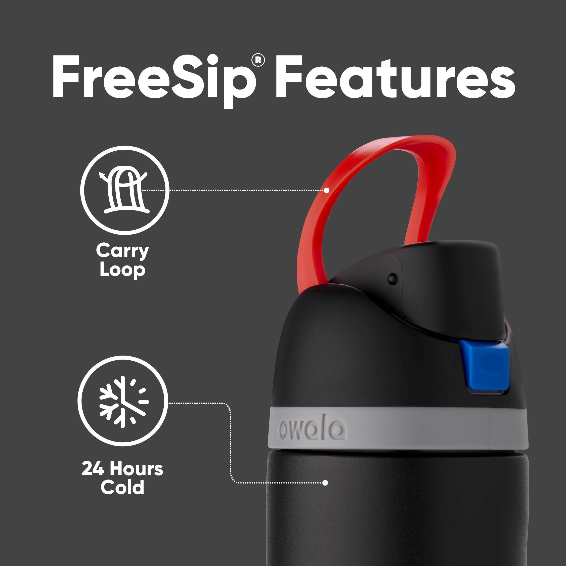 Owala Star Wars FreeSip Insulated Stainless Steel Water Bottle with Straw for Sports and Travel, BPA-Free, 24-Ounce, Darth Vader - Image 3
