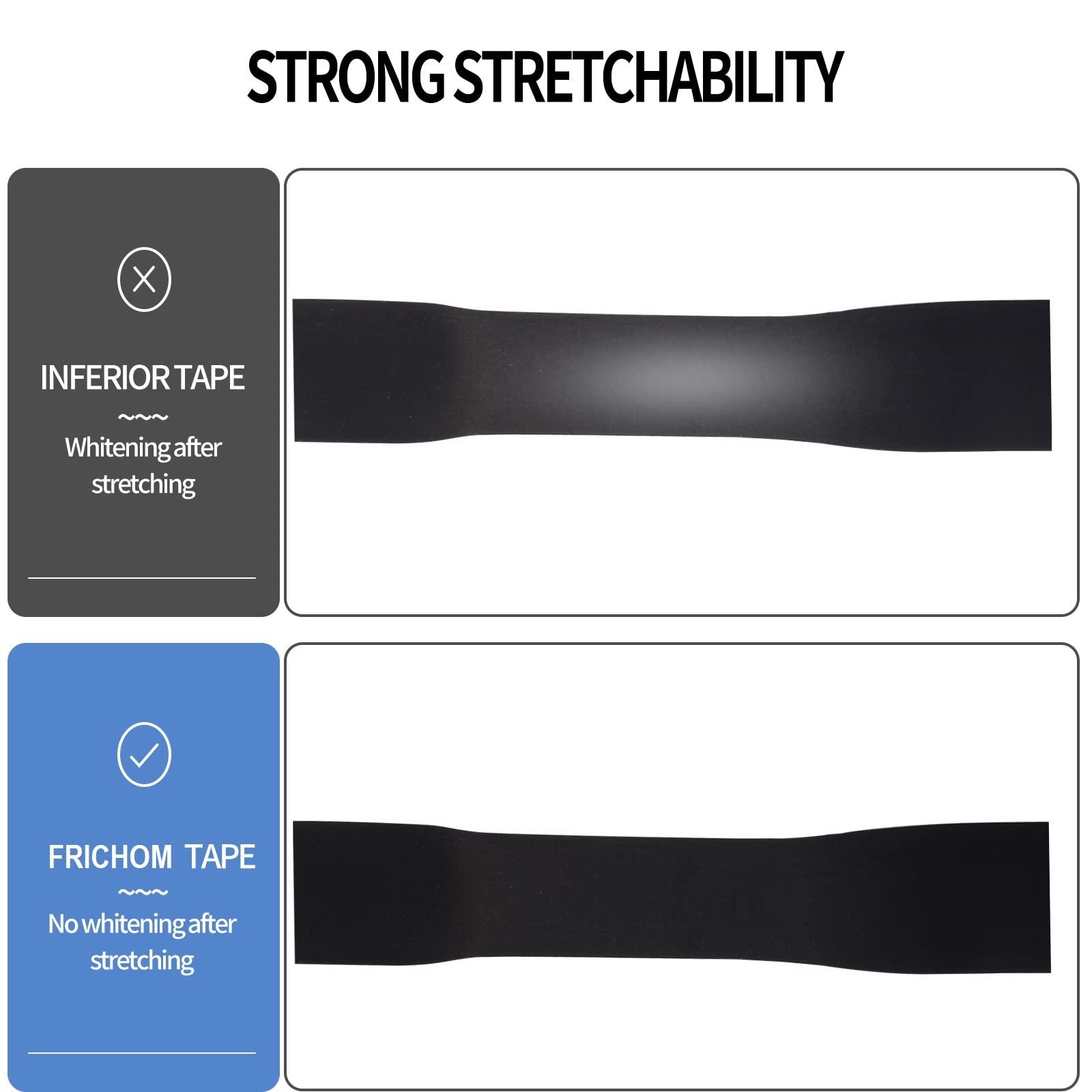 FRICHOM Electrical Tape 10 Rolls Professional Electric Tape Waterproof or Black Tape and Wire Tape 0.71 in Wide, 60 ft Long, 5 mil Thick for All Weather Under 600V - Image 5