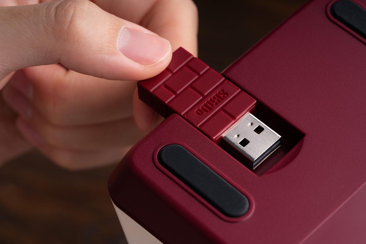 8BitDo Retro 18 Mechanical Numpad, Supports Calculator Mode, Bluetooth/2.4G/Wired Numpad for Windows and Android - Fami Edition - Image 7