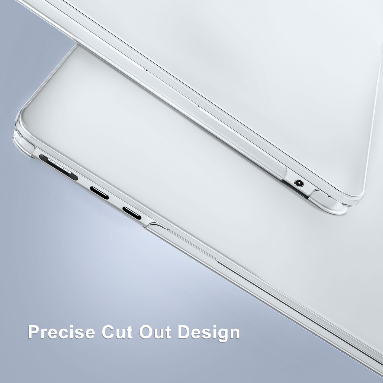 MOSISO Compatible with MacBook Air 15 inch Case 2025 2024 2023 M4 A3241 M3 A3114 M2 A2941 with Liquid Retina Display Touch ID, Plastic Hard Shell&Keyboard Cover&Screen Film&Type C, Crystal Clear - Image 4