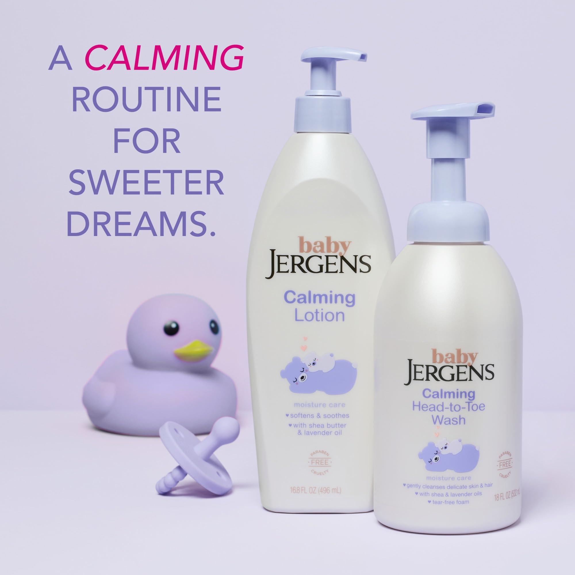 Jergens Baby Calming Lotion, Baby Calming Lotion, Lavender Baby Lotion, Baby Moisturizer with Shea Butter and Lavender Oil, 16.8 Fl Oz - Image 6