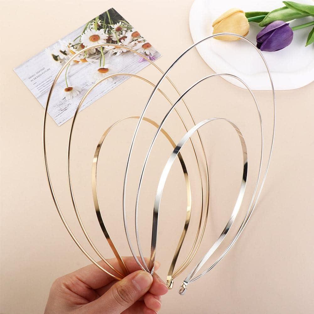 YuanHolumid Silver 3-Layer Halo Crown Headband Goddess Headpiece Multi-Layer Hair Crown DIY Metal Base Hair Hoops Beauty Accessories for Women - Image 4