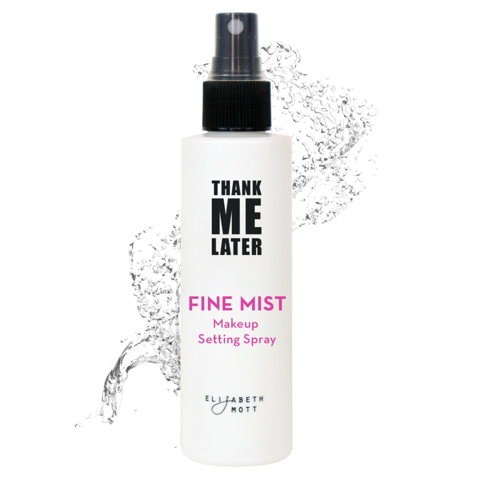 Elizabeth Mott Thank Me Later 3-in-1 Dewy Makeup Setting Spray - Hydrating & Long-Lasting Fine Mist with Niacinamide for Radiant, Glowy Skin - Lightweight, Oil-Free & Cruelty-Free Formula, 95 mL
