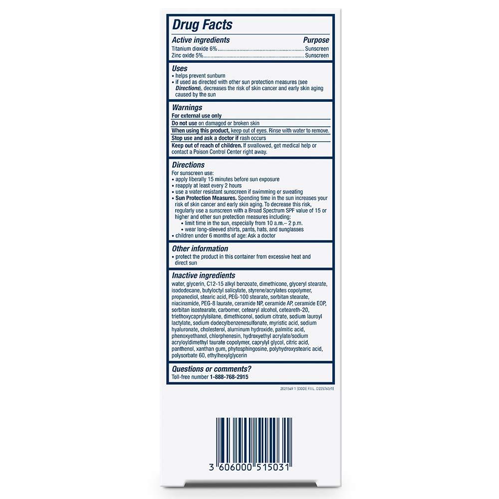 CeraVe 100% Mineral Sunscreen SPF 30, Face sunscreen With Zinc Oxide & Titanium Dioxide, Hyaluronic Acid + Niacinamide + Ceramides, Oil Free, Travel Size 2.5 oz - Image 15