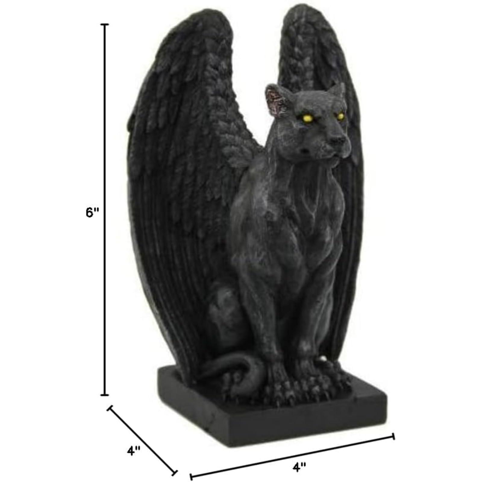 Pacific Giftware Jaguar Winged Gargoyle Collectible Figurine 6 Inches Tall - Image 2
