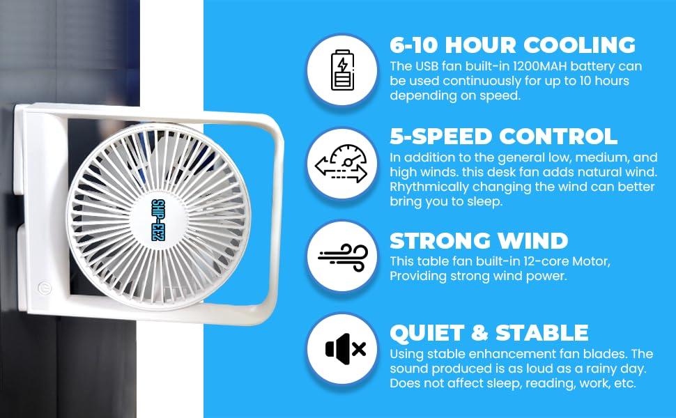 SAILPAK Ship-EEZ Cruise Ship Approved Fan, Magnetically Hangs from Stateroom Ceilings and Walls, The Original Cruise Fan - Image 7