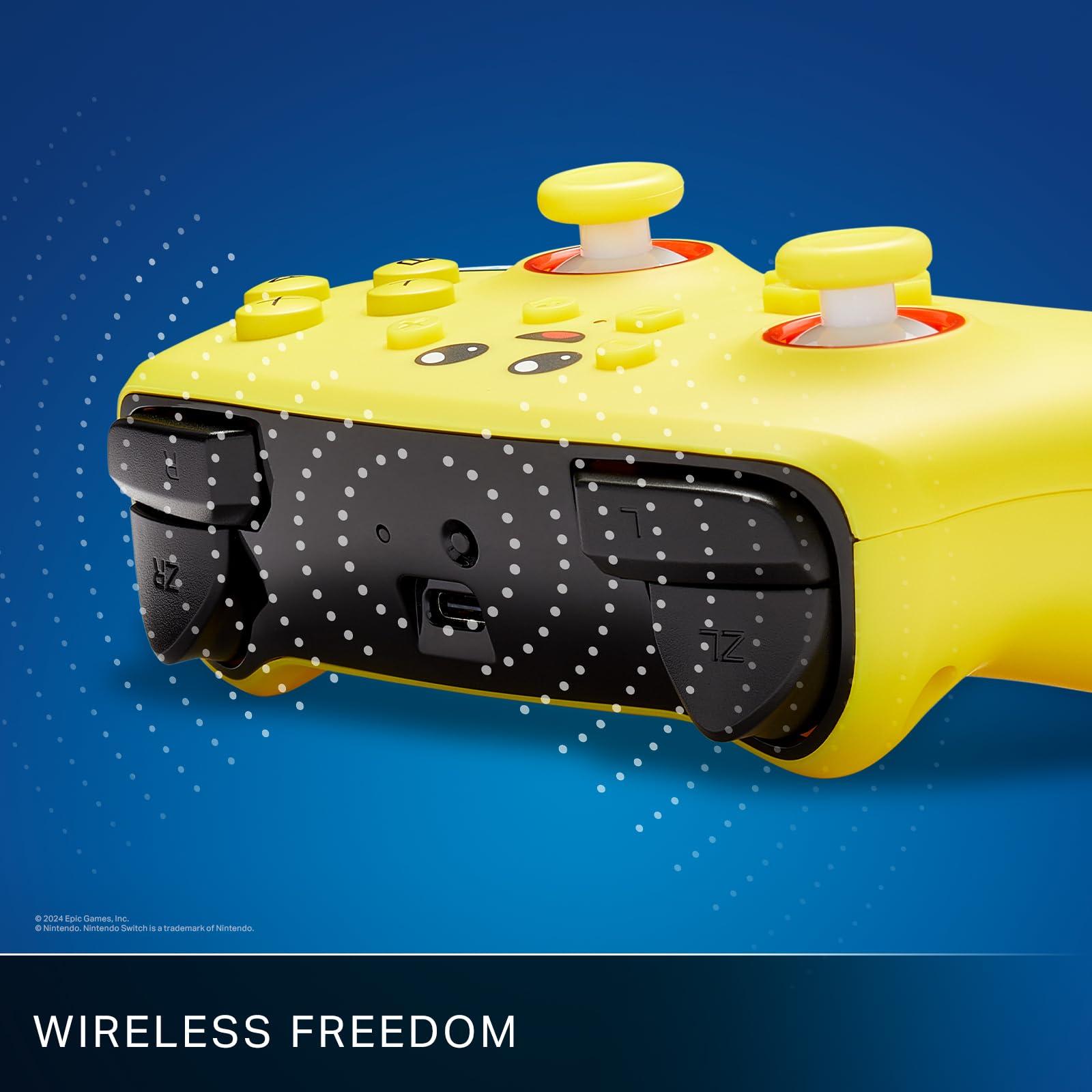 PowerA Enhanced Wireless Controller for Nintendo Switch – Fortnite Peely, Nintendo Switch - OLED Model, Nintendo Switch Lite, Gamepad, game controller, Bluetooth controller, Officially Licensed, Bonus Virtual Item Included. - Image 5
