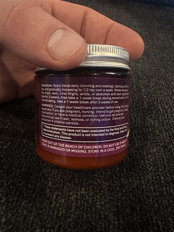 Wild Yam Cream | Hormone Balance | 3450mg Wild Yam for Herbal Menopause & PMS Support | Enriched with Vitex, Black Cohosh, Lavender & More | Estrogen & Progesterone Free Balancing Cream | 4 Oz. - Image 9