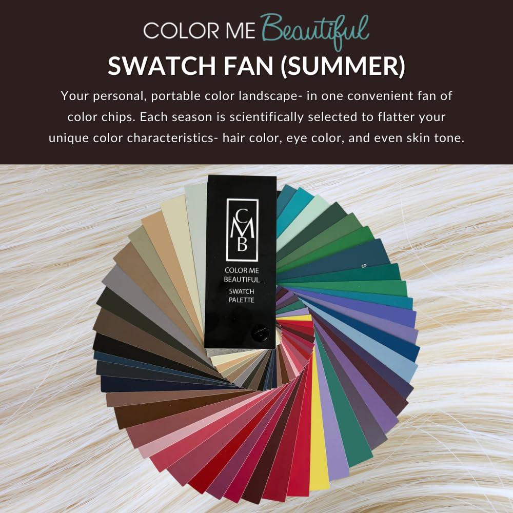 Summer Color Fan by Color Me Beautiful, the leading authority on color analysis. Your Color Guide for clothing & accessories. The 48 very best colors for Summers selected from millions of options - Image 3