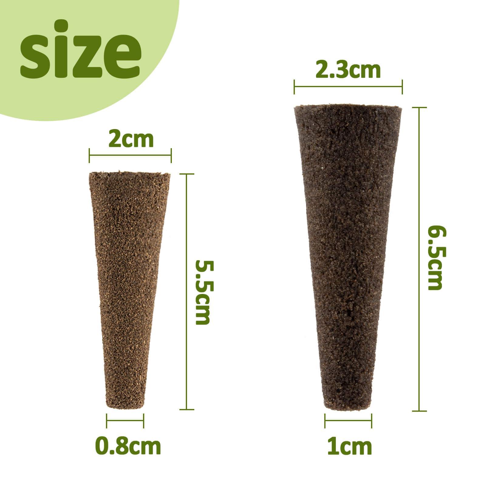 MAQIHAN 50 Grow Sponges for Hydroponics - Seed Pods for Garden Seed Starter Pods Growing System Plant for Seed Plugs Garden Cube Sponges Replacement - Image 3
