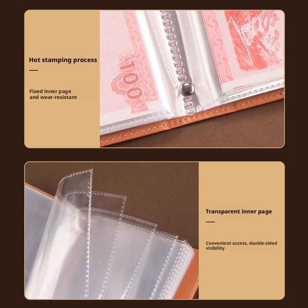 GINTBN 100 Envelopes Money Saving Challenge Book with Password Lock,7"×4.2" Savings Challenges Book Budget Planner with Cash Envelopes - Image 6