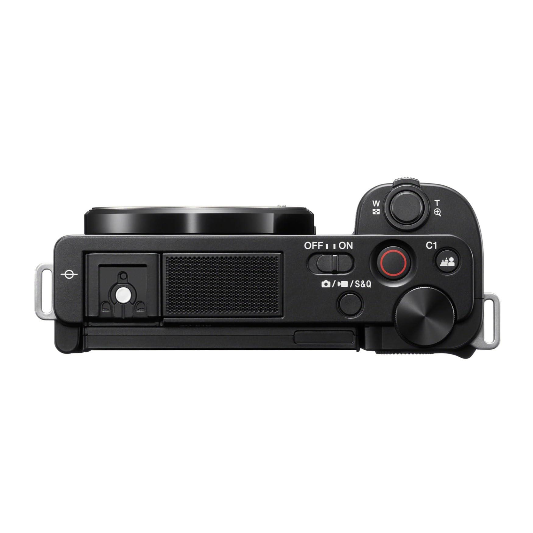 Sony Alpha ZV-E10 - APS-C Interchangeable Lens Mirrorless Vlog Camera Kit - Black - Image 10