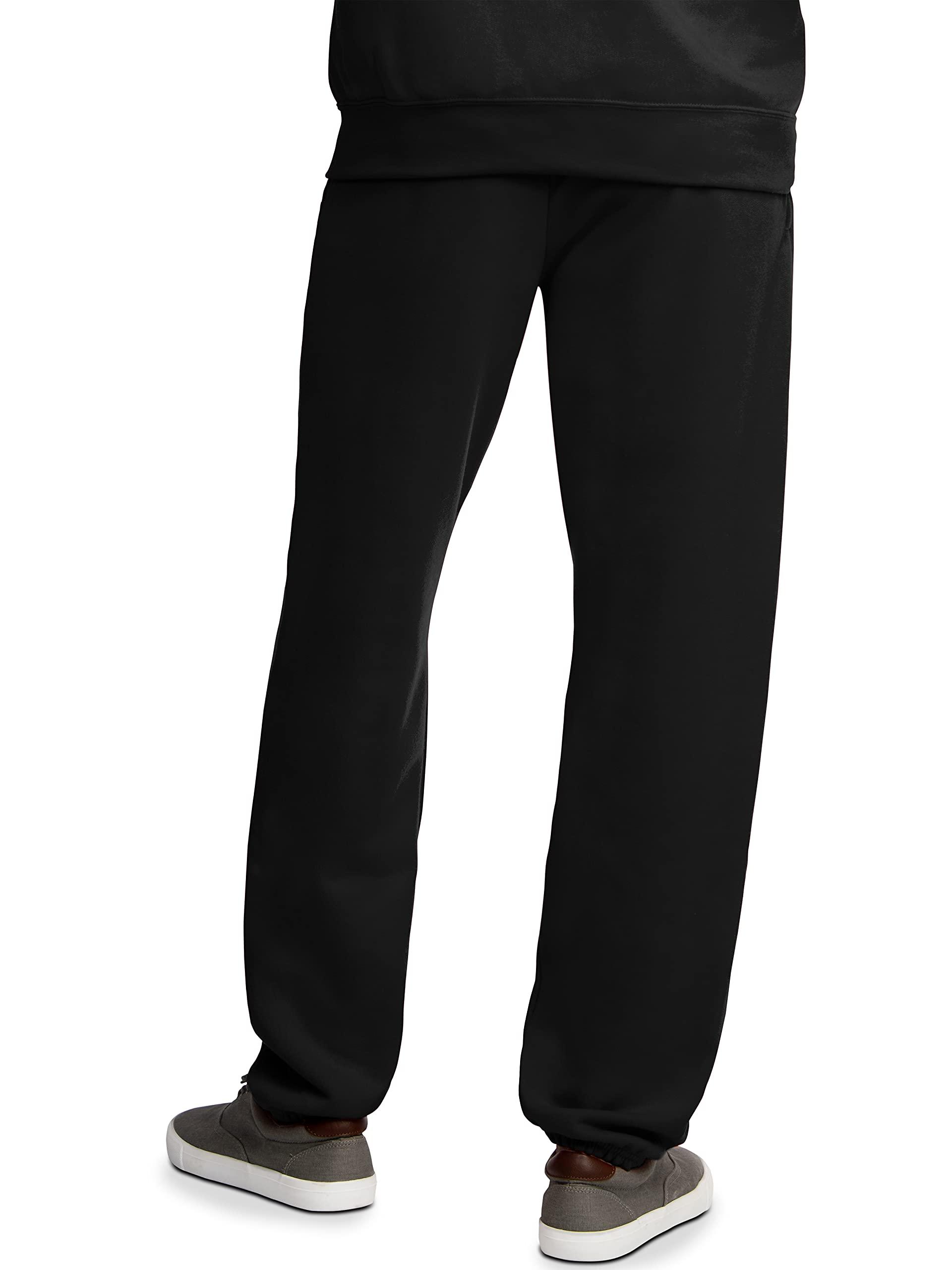 Fruit of the Loom Eversoft Fleece Elastic Bottom Sweatpants with Pockets, Relaxed Fit, Moisture Wicking, Breathable - Image 2