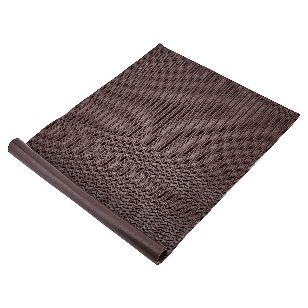 DICOSMETIC 1Pc Shoe Sole Repair Pads 570mmx385mm Anti-Skid Rubber Pads 2.5mm Thick Non-Slip Shoe Treads Coconut Brown Shoe Grip Patches Rubber Soling Sheet for Leather Shoes Boots and Heels