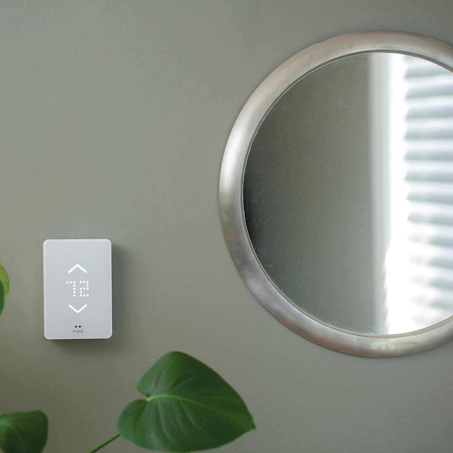 Mysa Smart Thermostat for Electric Baseboard Heaters 240V | Remote Control with 100% Free APP | Easy Install | HomeKit, Alexa, Google Home | Wi-Fi Programmable | Temp. & Humidity Alerts - Image 2