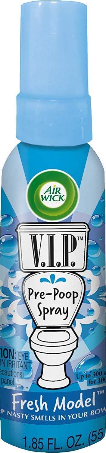 Air Wick V.I.P. Pre-Poop Toilet Spray | Fresh Model Scent | Contains Essential Oils | Travel size Air Freshener | Up to 100 uses - 1.85 Ounce (Pack of 6) - Image 8