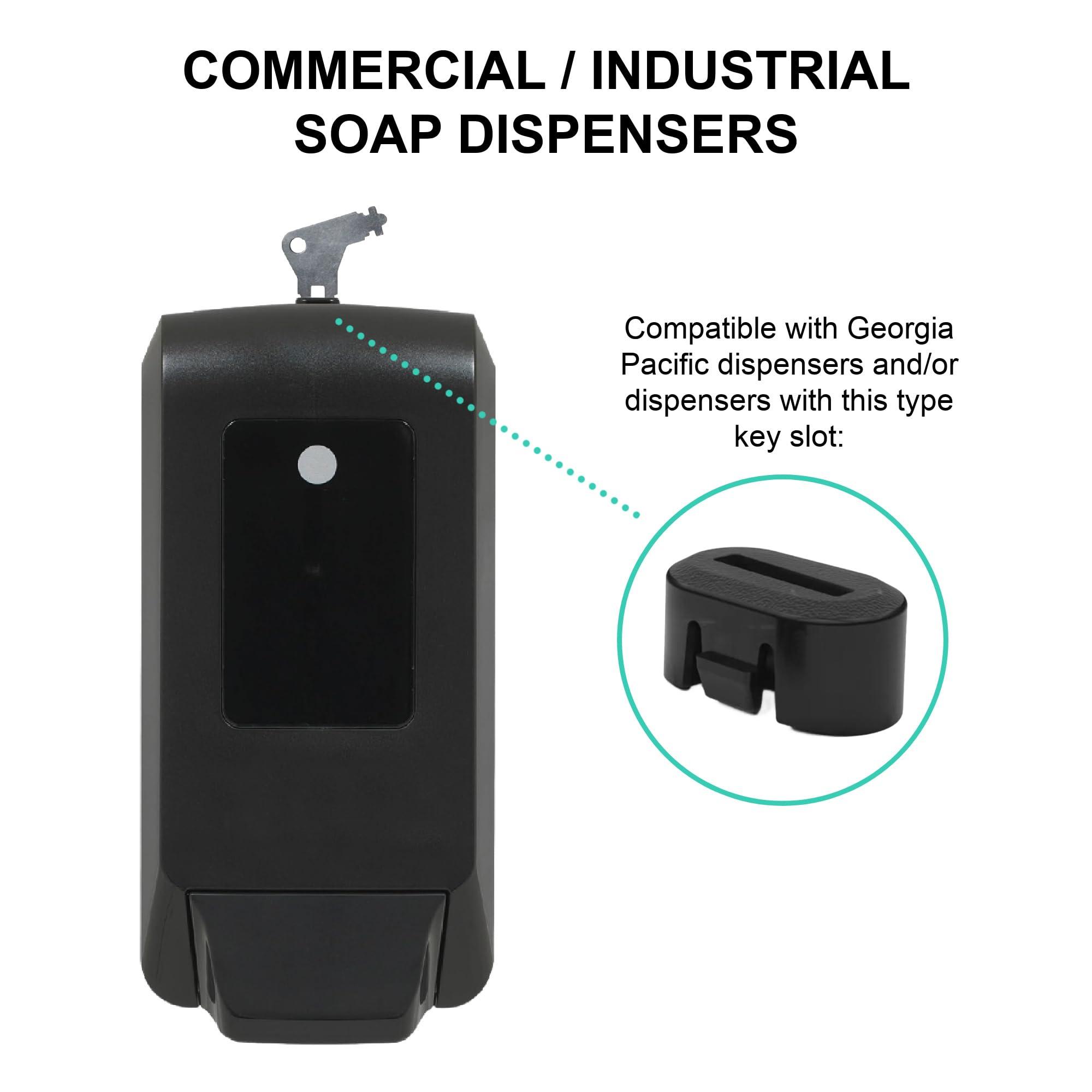 Paper Towel Dispenser Key for Georgia Pacific Commercial Machines - Also Fits GP Toilet Paper and Soap Dispensers, 3-pk - Image 4
