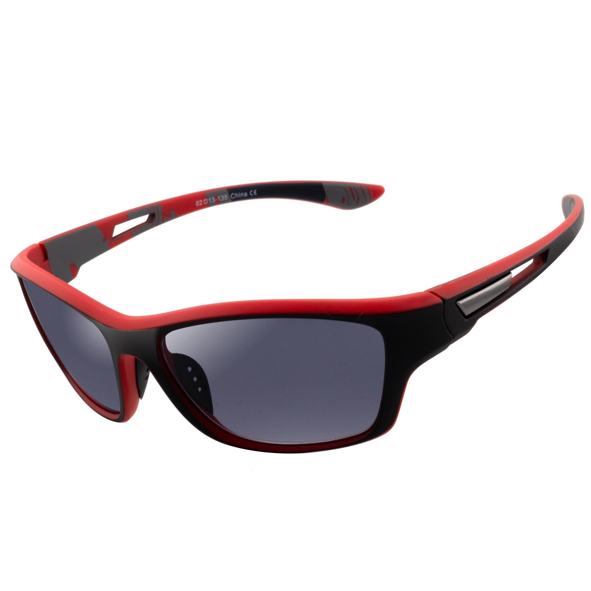 HIYANJN Reading Sunglasses for Men Women Outdoor Running Cycling Fishing Sport Full Frame Sun reader UV 400 Protection