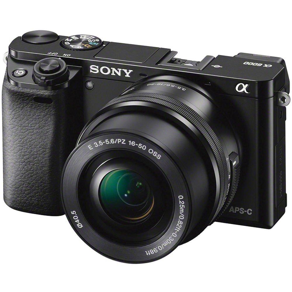 Sony Alpha a6000 Mirrorless Digital Camera 24.3MP SLR Camera with 3.0-Inch LCD (Black) w/16-50mm Power Zoom Lens - Image 9