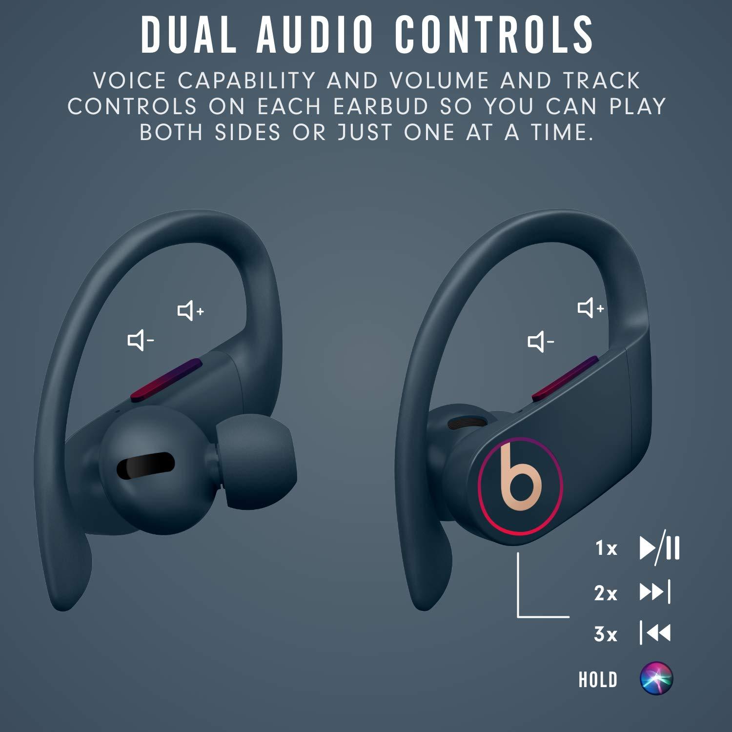 Beats Powerbeats Pro Wireless Earbuds - Apple H1 Headphone Chip, Class 1 Bluetooth Headphones, 9 Hours of Listening Time, Sweat Resistant, Built-in Microphone - Navy - Image 4