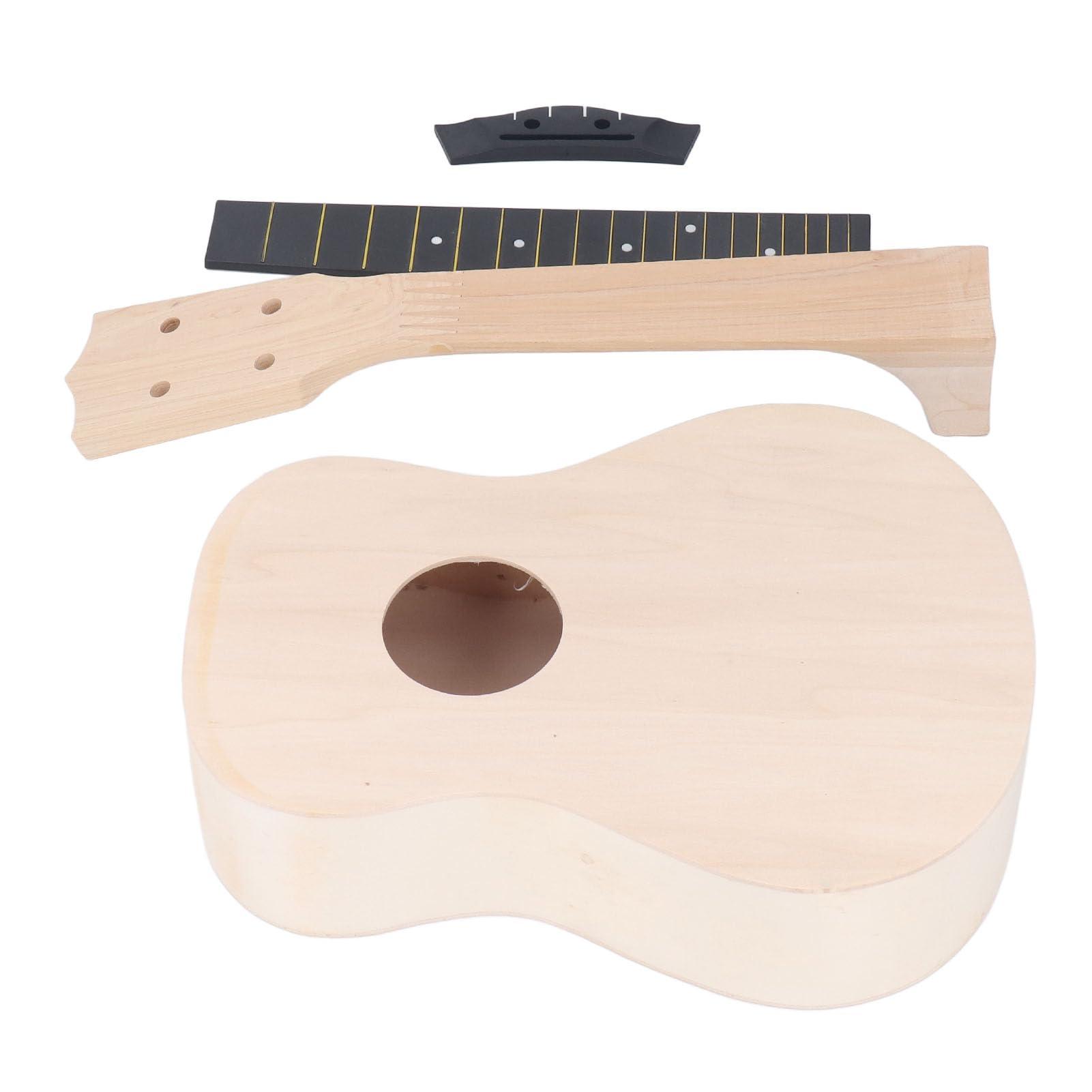 LiebeWH 24 Inch Wooden DIY Ukulele Kit Guitar Build Kit Multifunctional Concert Instrument for Performance and Practicing, LiebeWH956bghvmwu - Image 9