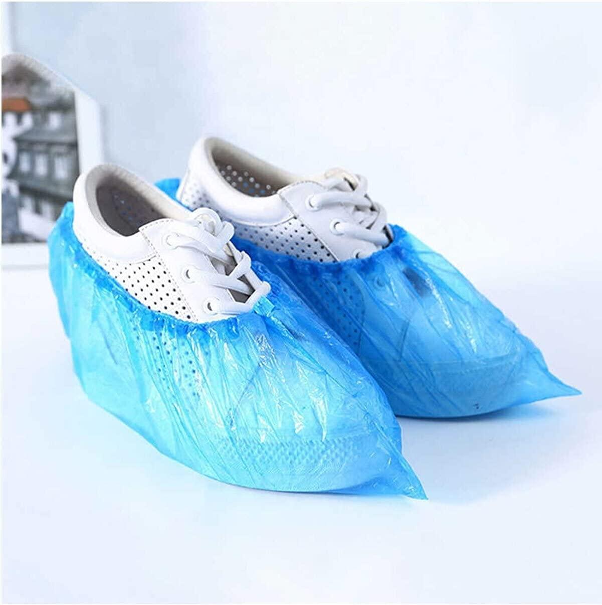 Shoe Covers Disposable 1000 PCS (500 Pairs) Reusable Boot Covers Waterproof, Durable for Real Estate, Travel, Construction, Workplace, Medical, Rain, Floor, One Size Fits Most, Hygienic Carpet Blue - Image 5