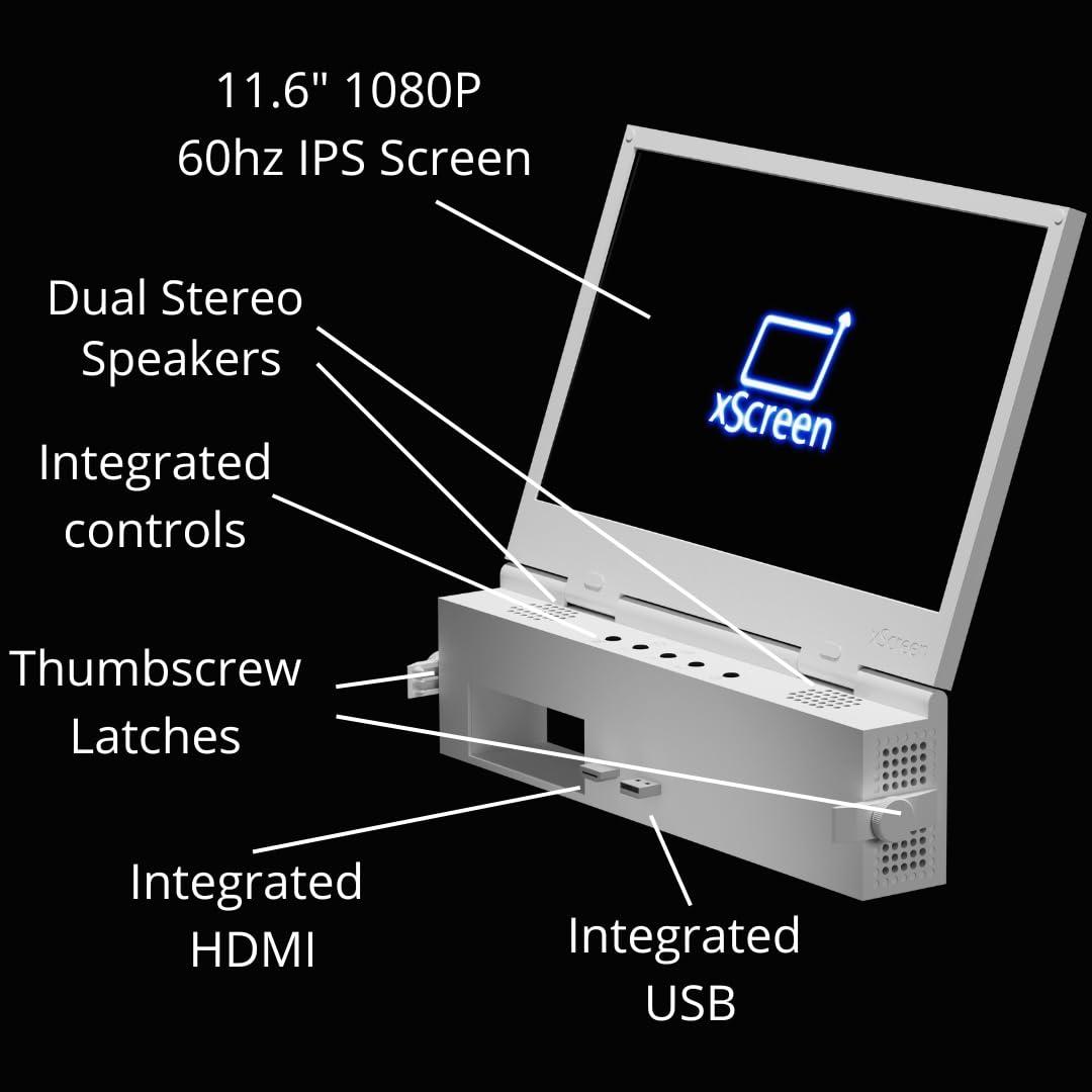UPspec Gaming xScreen - 11.6 1080P FHD 60Hz IPS Portable Screen for Xbox Series S (not Included) - Unique CABLEFREE Design - Image 6