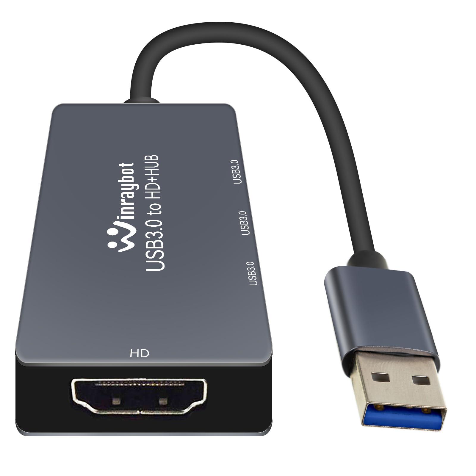 USB to HDMI Adapter,Hdmi to USBA for Monitor,USB A to HDMI for MacBook HD MI Adapter,Compatible with Windows 10/11 and Mac os,3.0 for 1080@60Hz - Image 8