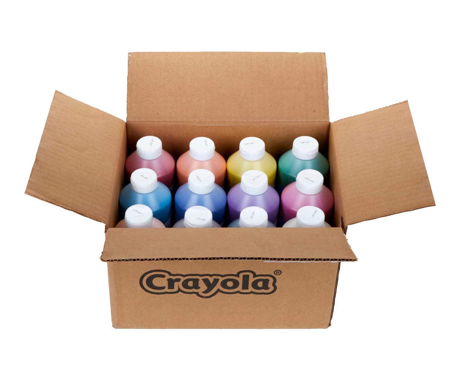 Crayola Washable Paint for Kids (12ct), Teacher Classroom Must Have, Bulk Paint Set, Nontoxic Kids Arts & Craft Supplies, Back to School Essentials, 16 Oz - Image 7