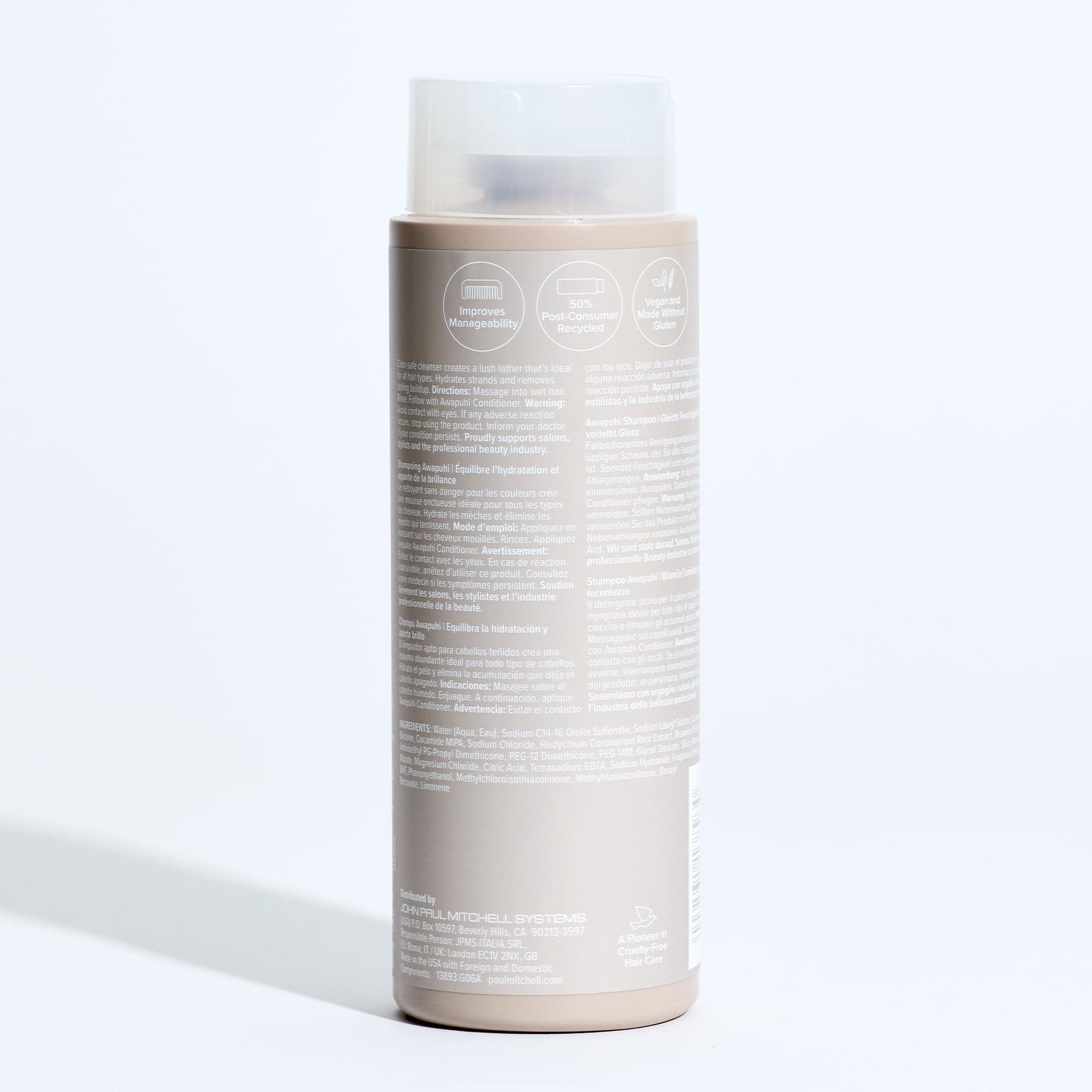Paul Mitchell Awapuhi Shampoo, Balances Moisture + Adds Shine, For All Hair Types, Especially Fine + Static-Prone Hair - Image 8